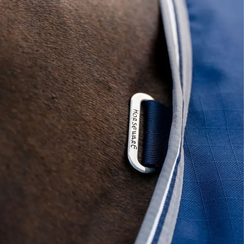 Rambo 200g Stable Blanket Navy/Thunderstorm Grey/Silver-3
