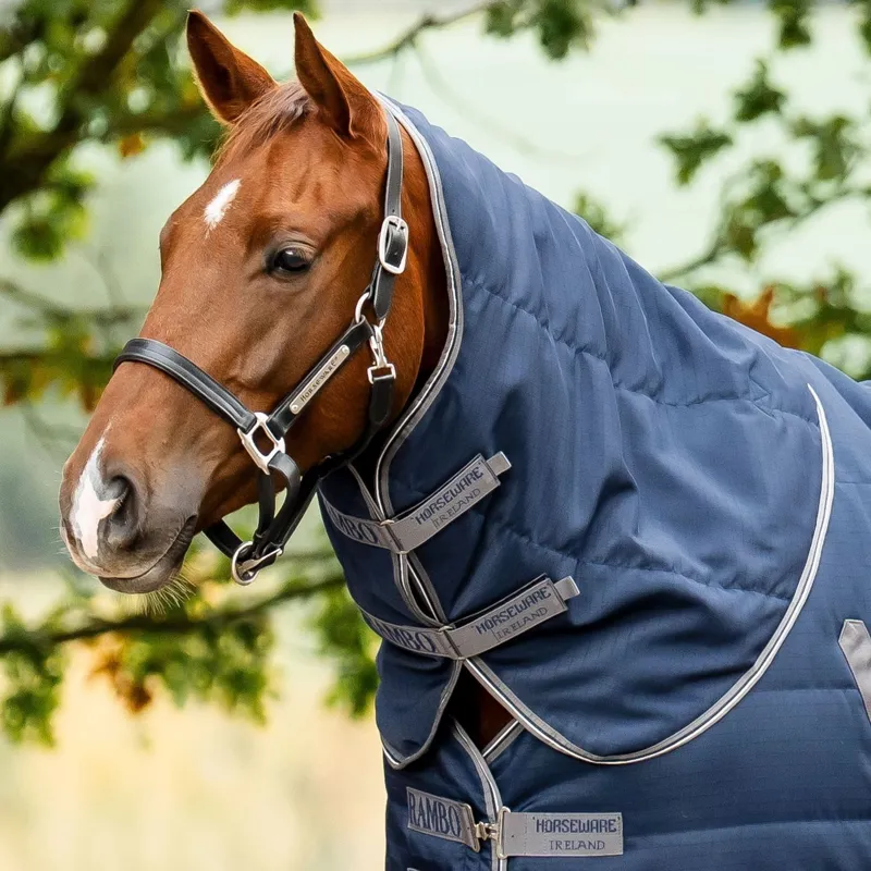 Rambo 200g Stable Hood. Navy/Thunderstorm Gray/Silver