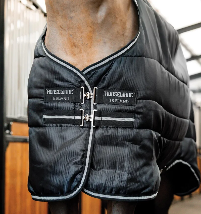 Horseware Easy-Layer Plus 400g Stable Blanket - Black/Black/Silver-1