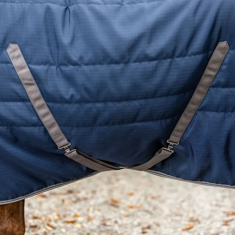 Rambo 400g Stable Blanket - Navy/Thunderstorm Grey/Silver-4