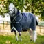 Rambo Supreme 1680D 250g Vari-Layer Detachable Neck Turnout Blanket - Navy/Thunderstorm Grey/Silver