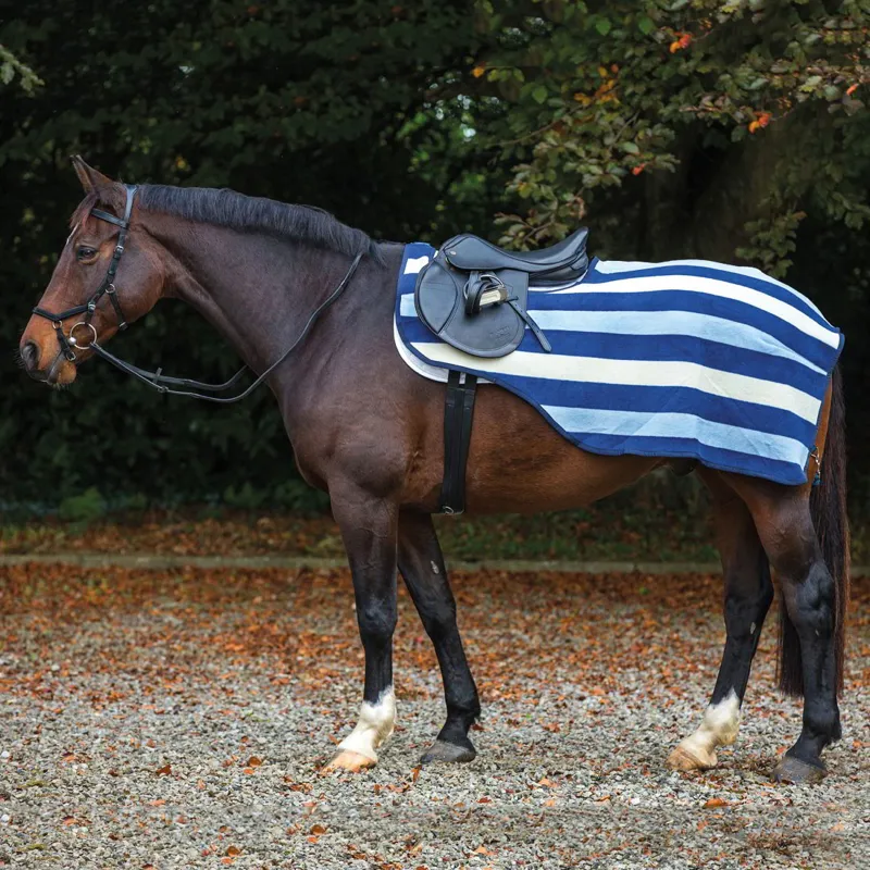 Rambo Competition Sheet Newmarket Exercise Fleece - Witney Navy