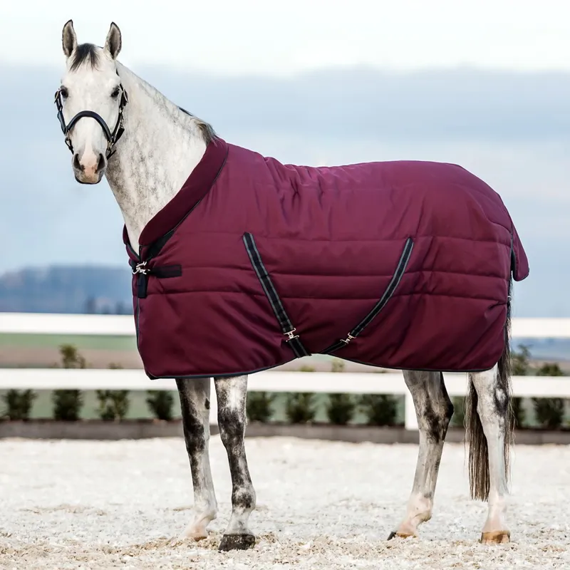 Rambo Cozy 200g Stable Rug - Burgundy/Teal/Navy