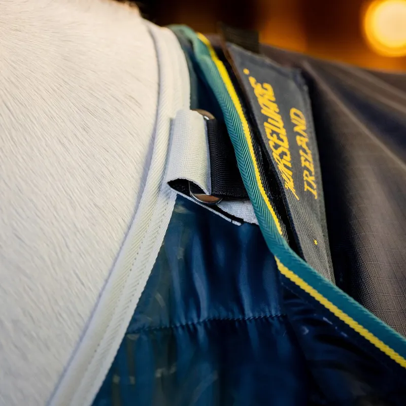 Rambo Duo Force 2.0 100g Turnout Blanket with 2 Eco Liners - Navy-7