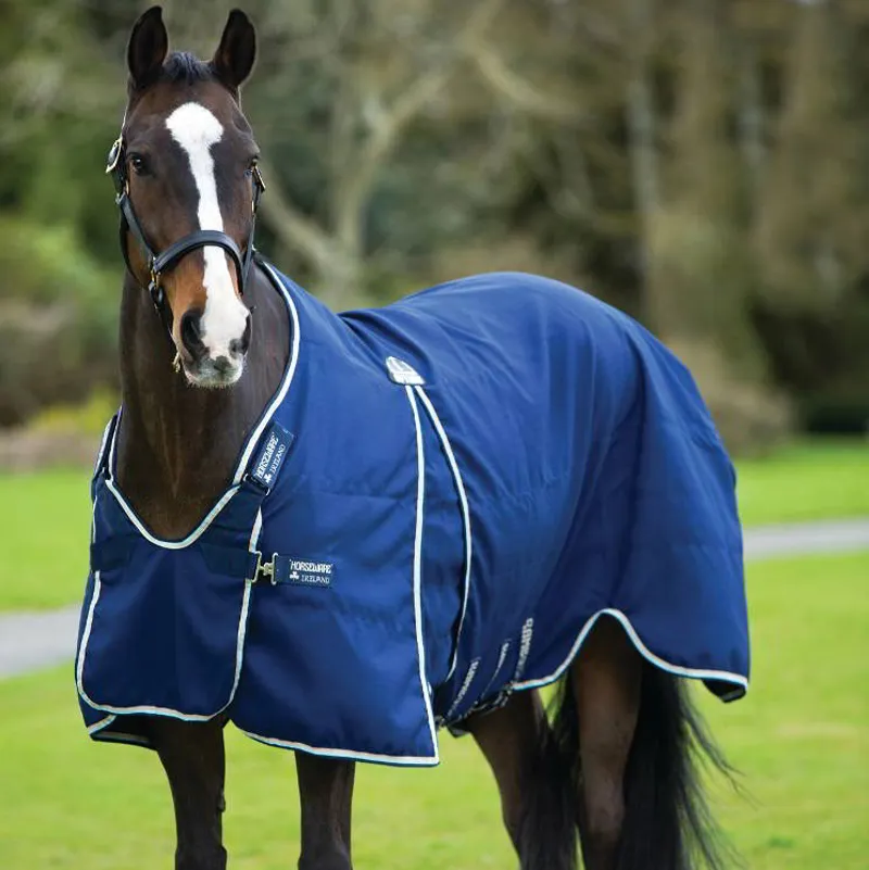 Rambo Optimo Stable Sheet-Navy/Beige/Blue-1