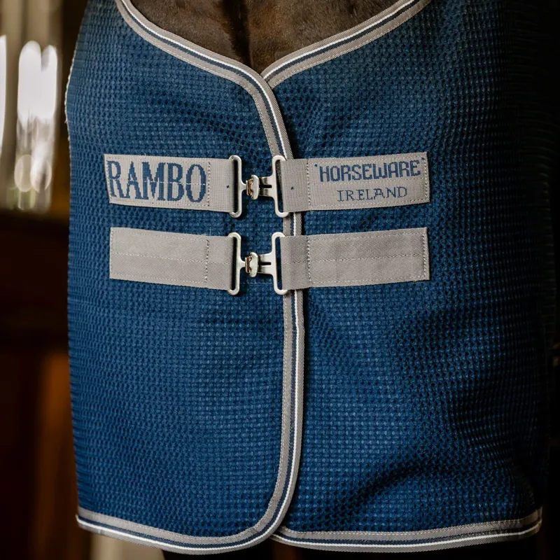 Rambo Techni-Waffle Cooler Navy/Thunderstorm Grey/Silver-3