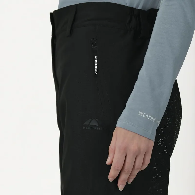 WeatherBeeta Rayne II Womens Waterproof Rain Pants - Black-3