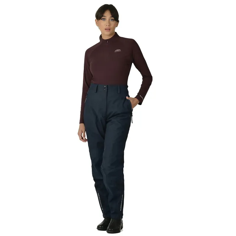 WeatherBeeta Rayne II Womens Waterproof Rain Pants - Navy-2