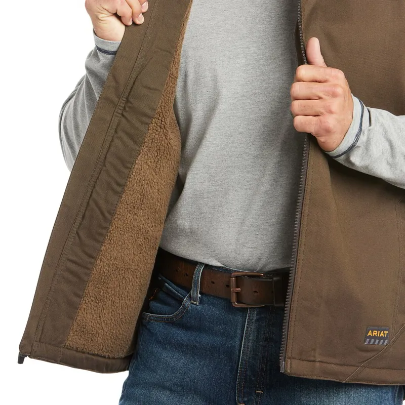 Ariat Rebar DuraCanvas Mens Vest - Wren-1
