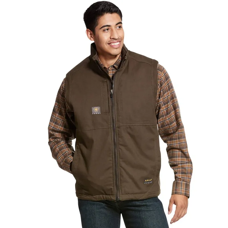 Ariat Rebar DuraCanvas Mens Vest - Wren