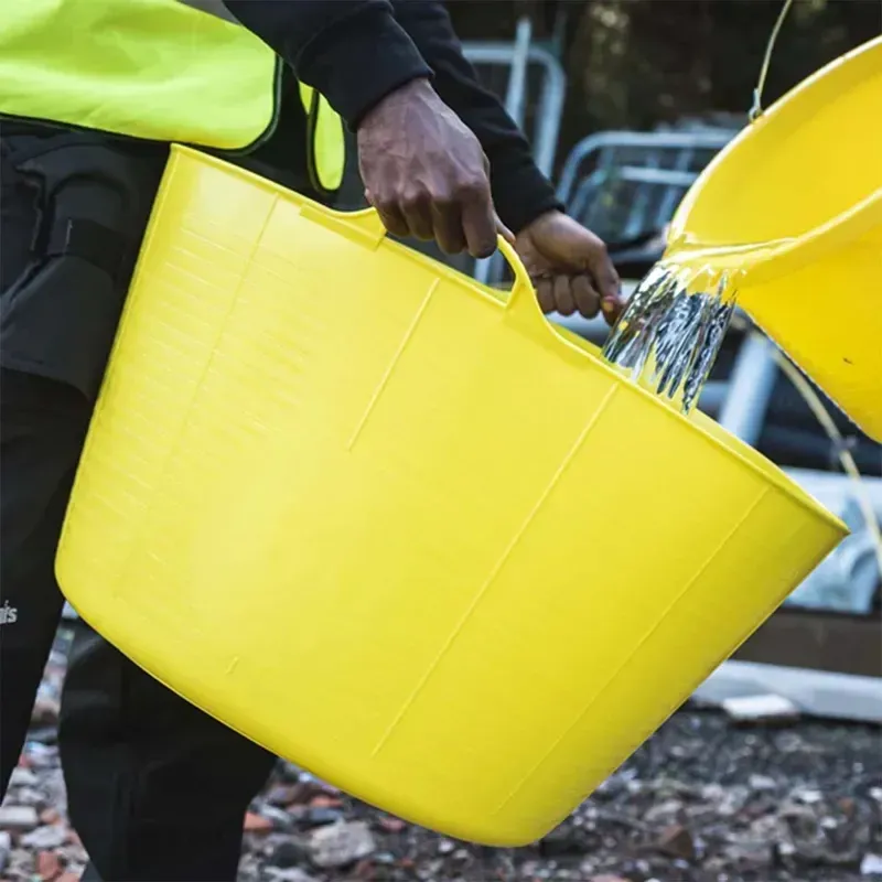 Red Gorilla Tubtrug Flexible Extra Large 75L Bucket - Yellow-2