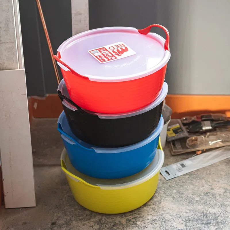 Red Gorilla Bucket Tubtop Lid - Clear-3