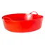 Red Gorilla Tubtrug Flexible Large Shallow 35L Bucket - Red