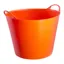 Red Gorilla Tubtrug Flexible Medium 26L Bucket - Orange