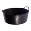 Red Gorilla Mini Shallow 5l Recycled Gorilla Tub in Black