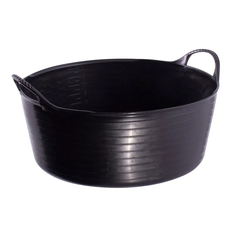 Red Gorilla Tubtrug Flexible Mini Shallow 5L Bucket - Black