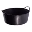 Red Gorilla Tubtrug Flexible Mini Shallow 5L Bucket - Black