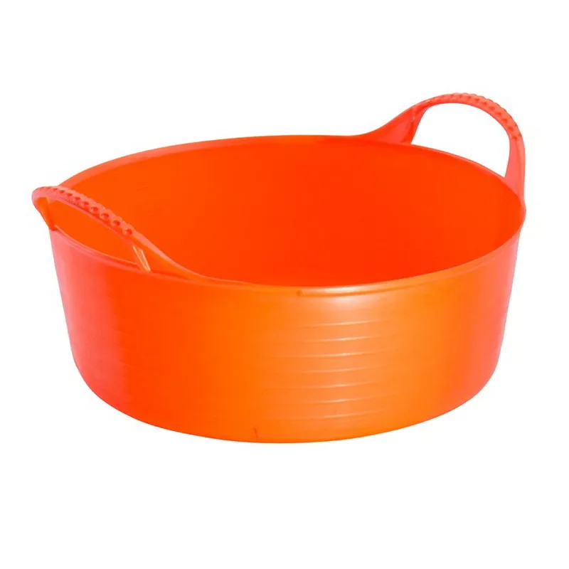 Red Gorilla Tubtrug Flexible Mini Shallow 5lt Bucket - Orange