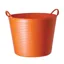 Red Gorilla Tubtrug Flexible Small 14L Bucket - Orange