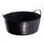 Red Gorilla Tubtrug Flexible Small Shallow 15L Bucket - Black