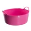 Red Gorilla Tubtrug Flexible Small Shallow 15L Bucket - Pink