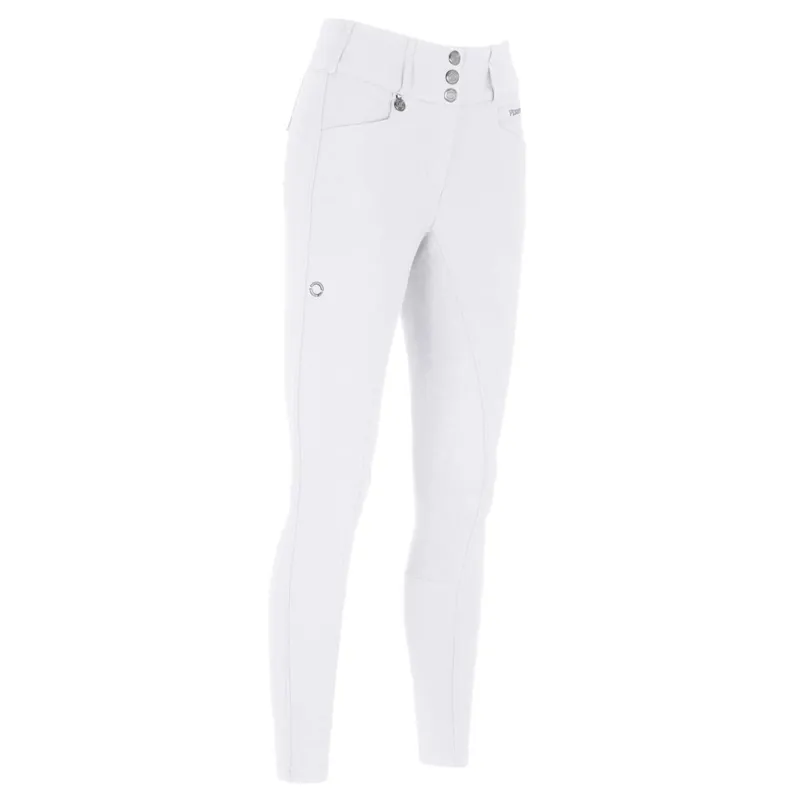 Pikeur Candela FlexTec Full Seat Women's Competition Breeches - White