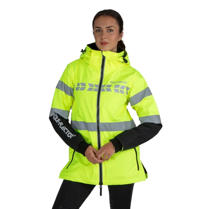 EQUI-FLECTOR Hi-Vis Women's Waterproof Jacket - Yellow