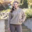 Covalliero Teddy Fleece Women's Sweater - Beige