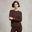 Holland Cooper Chiltern Crew Neck Womens Top - Walnut