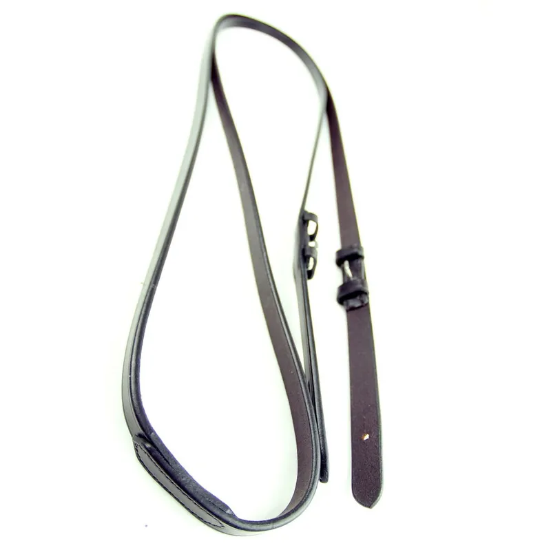 Dever Ascot Polo Weymouth-Style Plain Leather Reins - Brown