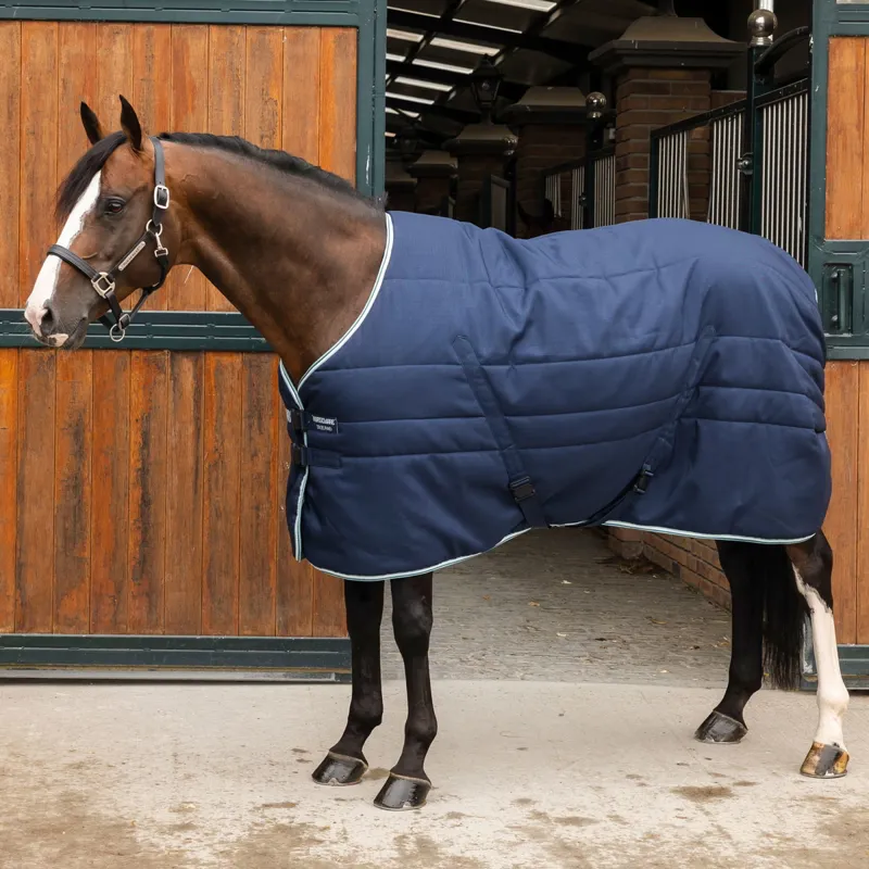 Rambo 200g Stable Blanket with Magnetic Closures - Navy/Witney Dynasty