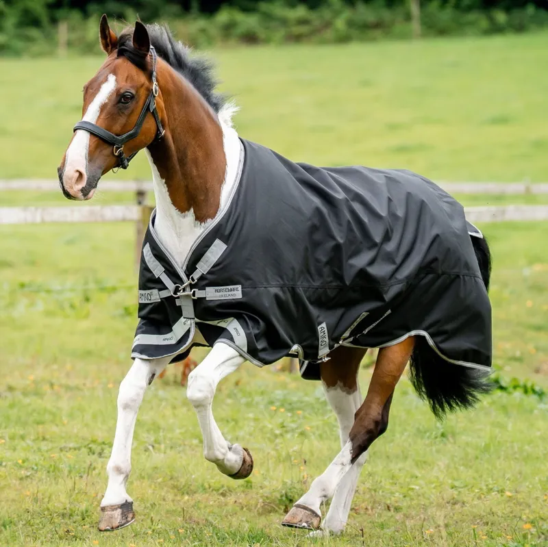 Amigo 1200D 50g Turnout Blanket - Black/Titanium Grey/Silver