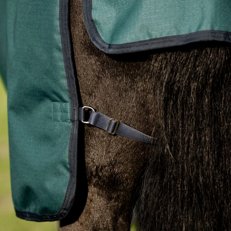 Amigo Ripstop 900D Plus 100g Turnout Blanket - Dynasty Green/Navy-4