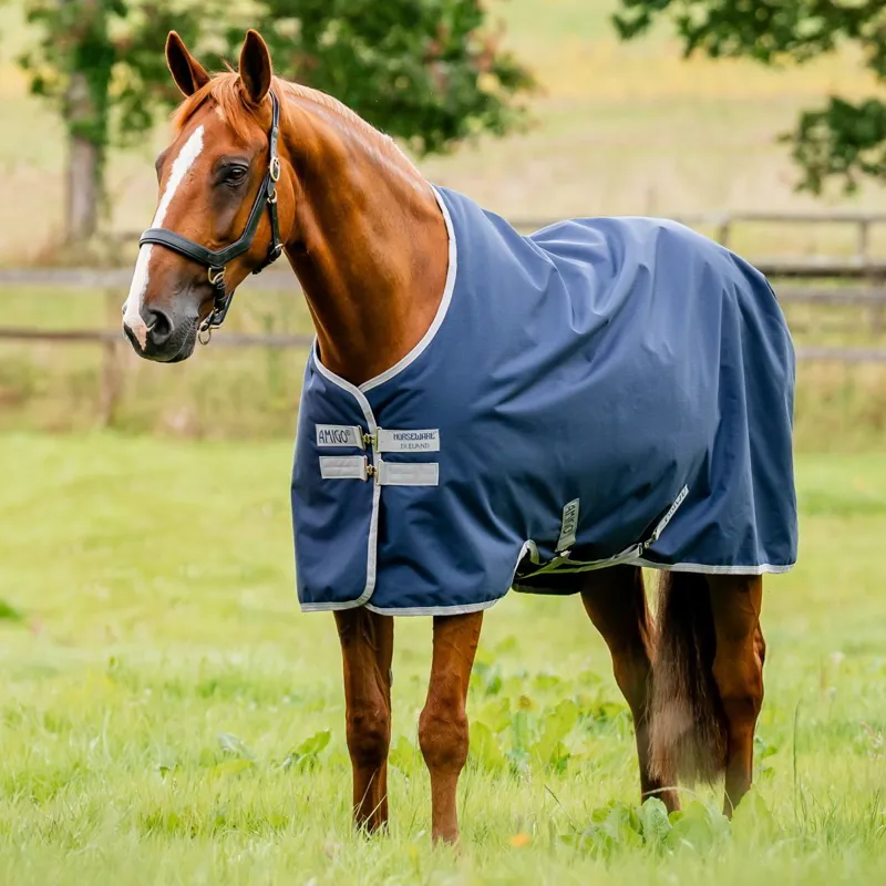 Amigo Ripstop 900D 100g Turnout Blanket - Navy/Titanium