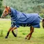 Amigo Bravo 1200D Plus 400g Turnout Blanket - Navy/Titanium/Silver