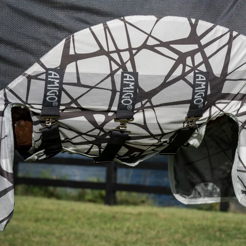 Amigo 3-In-1 Camofly Plus Detach-A-Neck Waterproof Fly Sheet - Grey-1