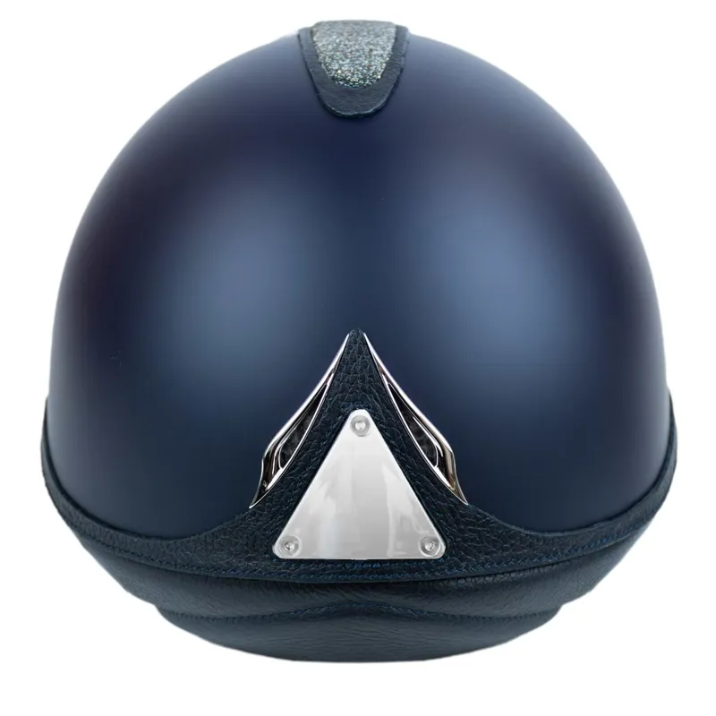 Antares Galaxy Crystal Fabric Riding Helmet - Navy/Navy-3
