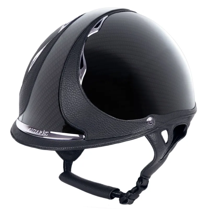 Antares Premium Race Glossy Riding Helmet - Carbon