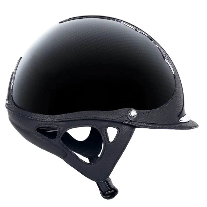 Antares Premium Race Glossy Riding Helmet - Carbon-3
