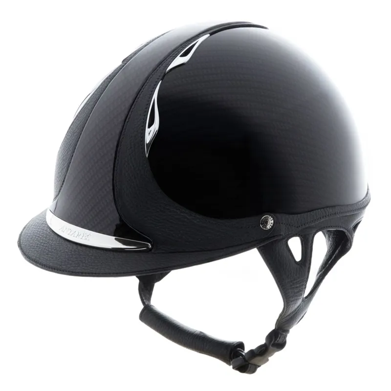 Antares Premium Glossy Riding Helmet - Carbon