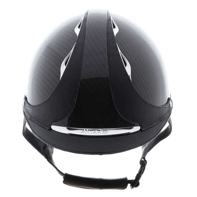Antares Premium Glossy Riding Helmet - Carbon-2