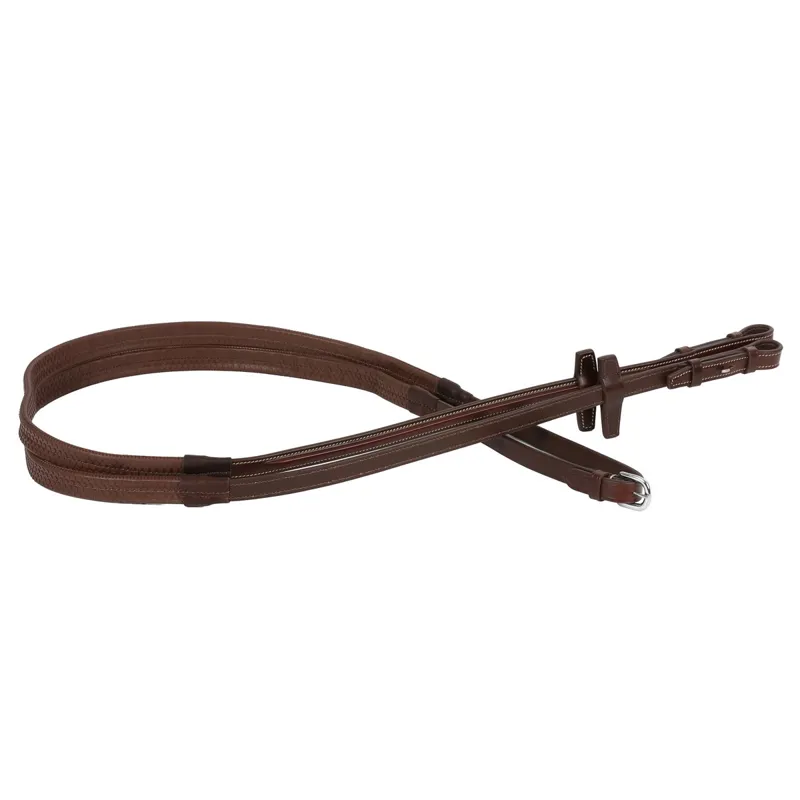 Antares Signature Sport Rubber Reins - Brown