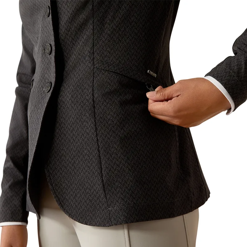 Ariat Artico 2.0 Womens Show Jacket - Herringbone Print-2