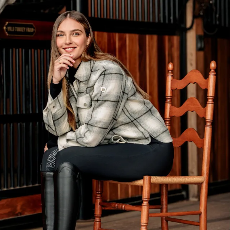 Ariat Warrington Women's Wool-Blend Jacket - Grey Plaid-6