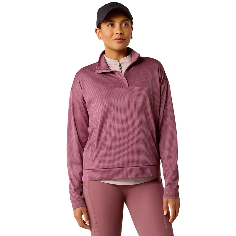 Ariat Breathe Half Zip Women's Sweatshirt - Tulipwood