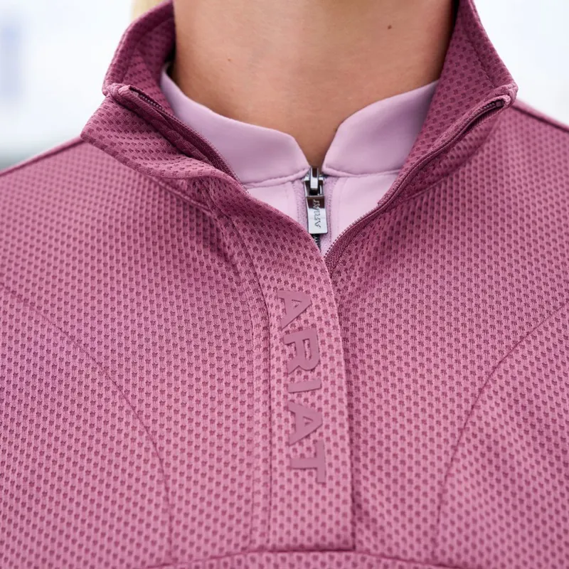 Ariat Breathe Half Zip Women's Sweatshirt - Tulipwood-3