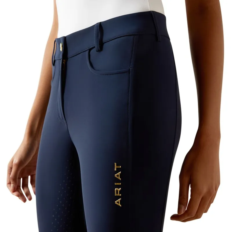 Ariat Tri Factor NT Full Seat High-Rise Breeches - Navy-2