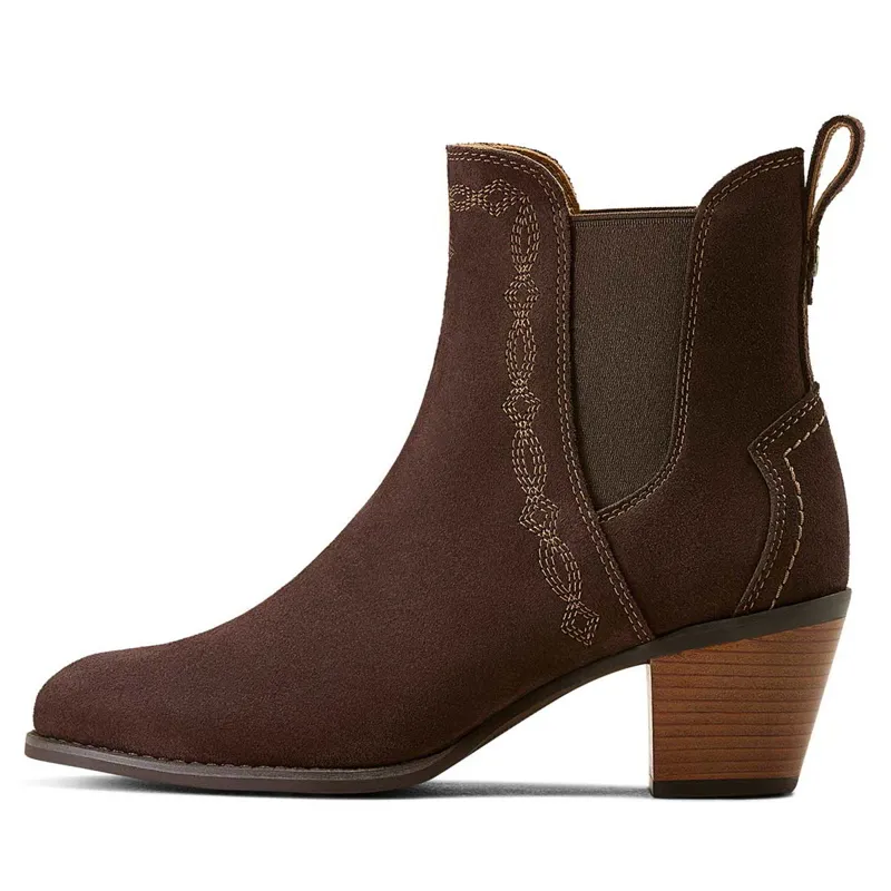 Ariat Demi Women's Ankle Boots - Chocolate Suede-3