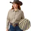 Ariat Kirby Stretch Women's Shirt - Chocolate Plum Stripe