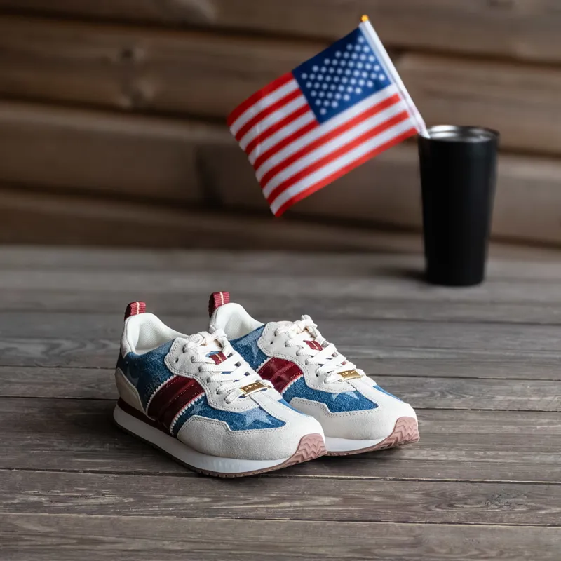 Ariat Ranch Runner Womens Sneakers - Patriotic-13